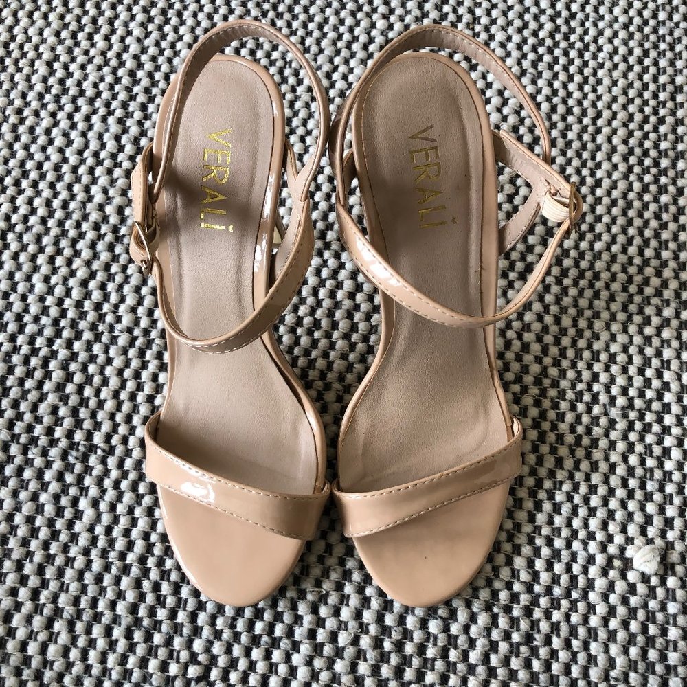 Patent nude heels